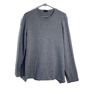 Croft & Borrow Grey Knit Sweater Size Large
